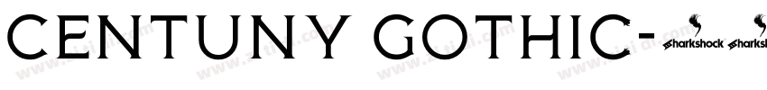 Centuny Gothic字体转换